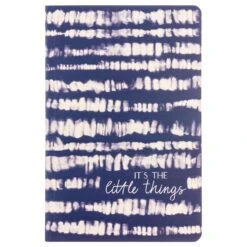 Karma Gifts 5 In. W X 8.25 In. L Blue Notebook
