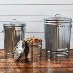 Behrens Gray Locking Lid Metal Pet Food Storage Container For All Pets -Oolys Shop 9abf0304 b30f 4b93 9b03 d6ecd585a981