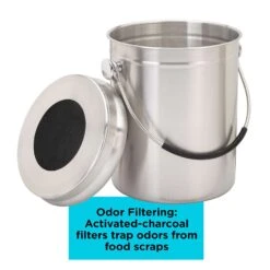 Black & Decker Black+Decker 166 Oz Silver Stainless Steel Compost Keeper 10 Black & Decker Black+Decker 166 Oz Silver Stainless Steel Compost Keeper -Oolys Shop 9be69f18 3659 49b6 b786 dc2b5afb83e4