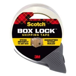 3M Scotch Box Lock 1.88 In. W X 54.6 Yd L Packing Tape Clear