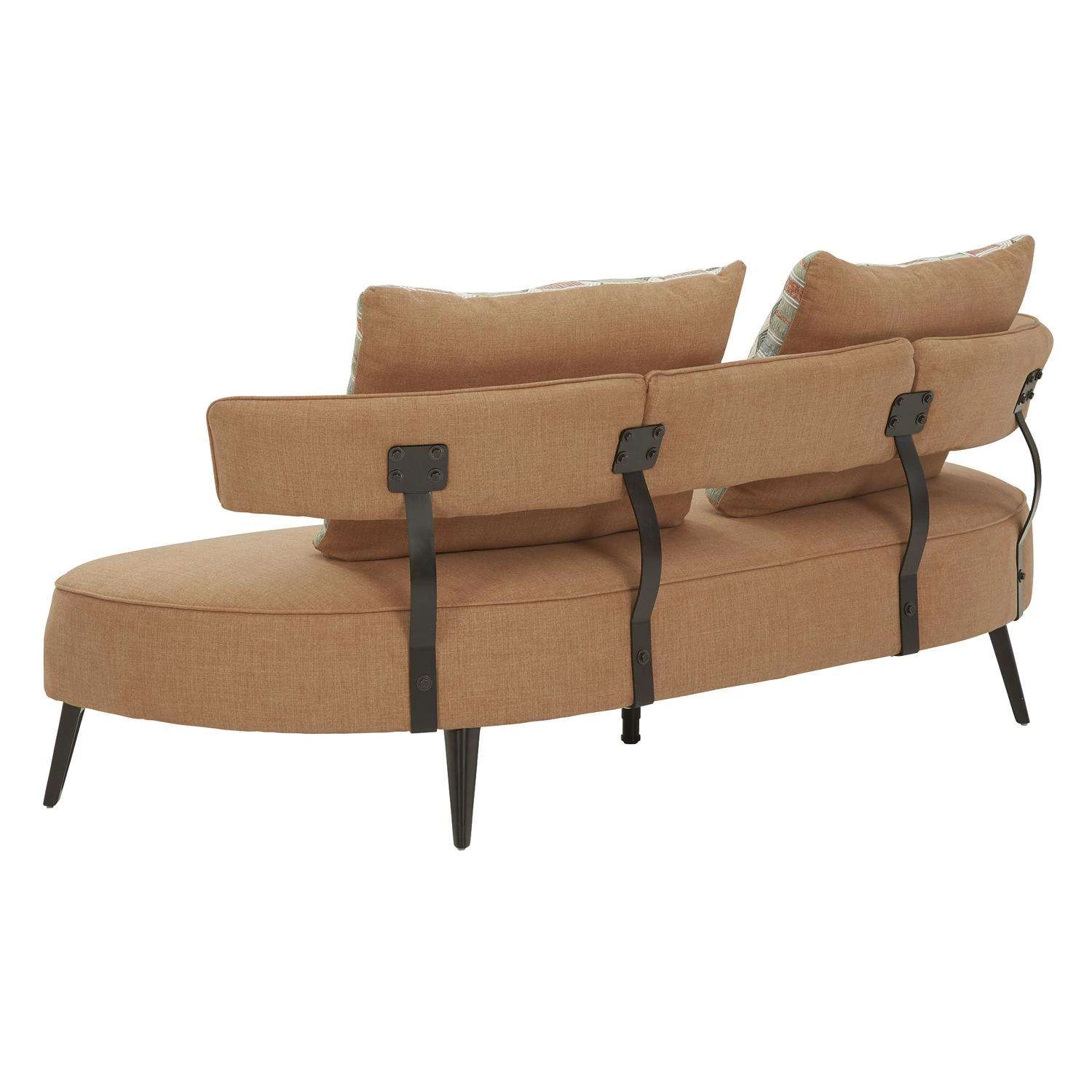 Signature Design By Ashley Hollyann Rust Fabric Contemporary Sofa 4 Signature Design By Ashley Hollyann Rust Fabric Contemporary Sofa - Image 4