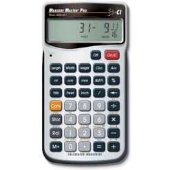 Calculated Industries Measure Master Pro Gray 11 Digit Construction Calculator