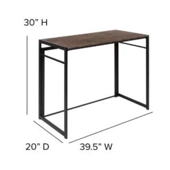 Flash Furniture 30 In. H X 39.5 In. W X 20 In. L Rectangular Computer Desk -Oolys Shop a74805c8 0172 4681 913e 6e15344c2f21