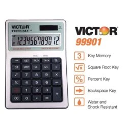 Victor Tuffcalc Silver 12 Digit Solar Powered Washable Scientific Calculator 9 Victor Tuffcalc Silver 12 Digit Solar Powered Washable Scientific Calculator -Oolys Shop a756bd4c e298 4b84 87ca ac3f00e9f035