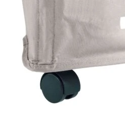 Wenko Tresco Beige Polyester Wheeled Laundry Basket -Oolys Shop a77ee965 fef7 43bb aa78 b68a84398057