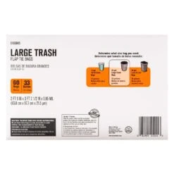 Ace 33 Gal Trash Bags Flap Tie 60 Pk 0.85 Mil -Oolys Shop a7dc894a d3ec 4801 b5b9 f1f1572b4808