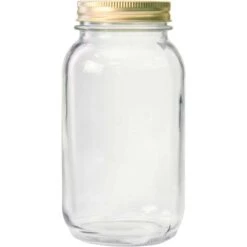 Anchor Hocking Regular Mouth Canning Jar 1 Qt 12 Pk
