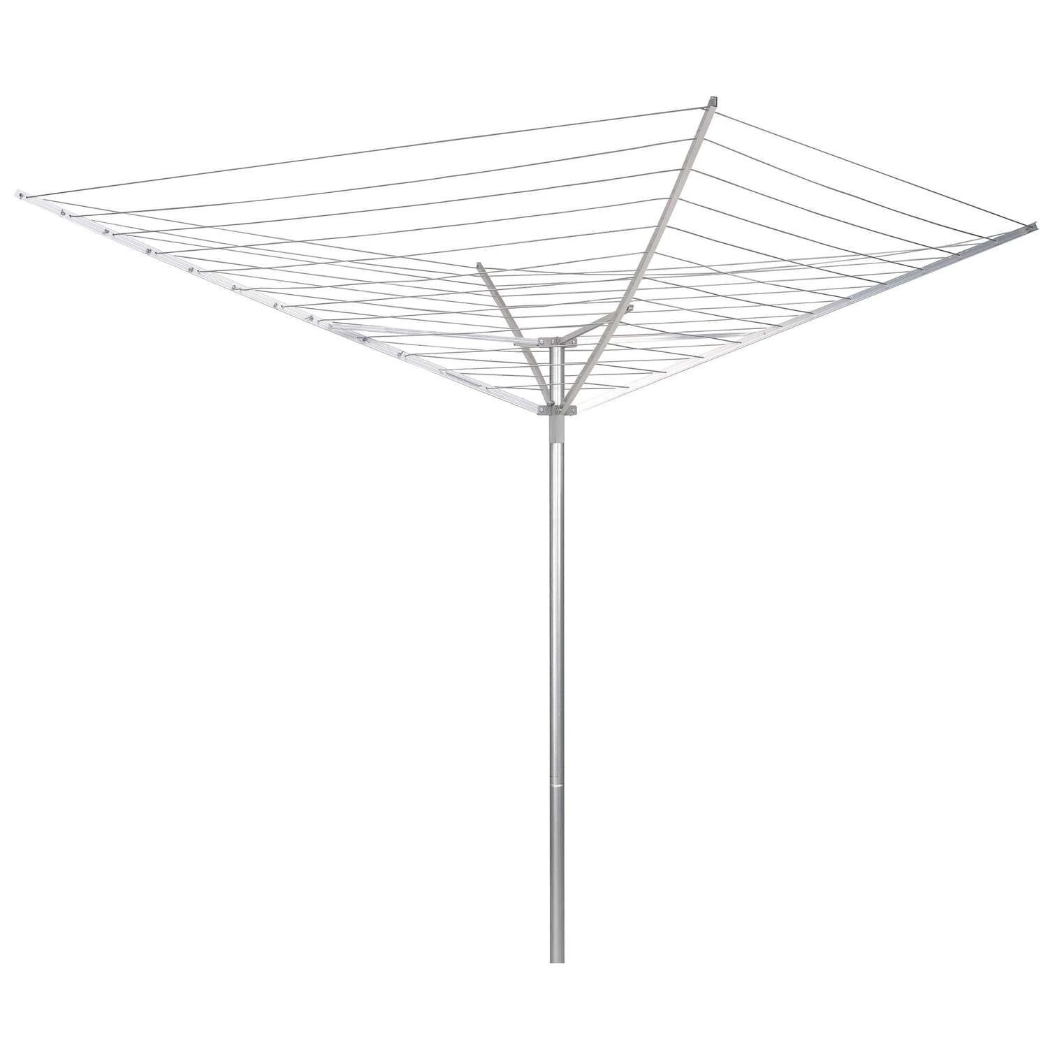 Household Essentials 72 In. H X 73 In. W X 73 In. D Aluminum Umbrella Clothes Dryer 2 Household Essentials 72 In. H X 73 In. W X 73 In. D Aluminum Umbrella Clothes Dryer - Image 2