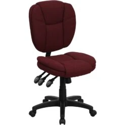 Flash Furniture Burgundy Fabric Office Chair