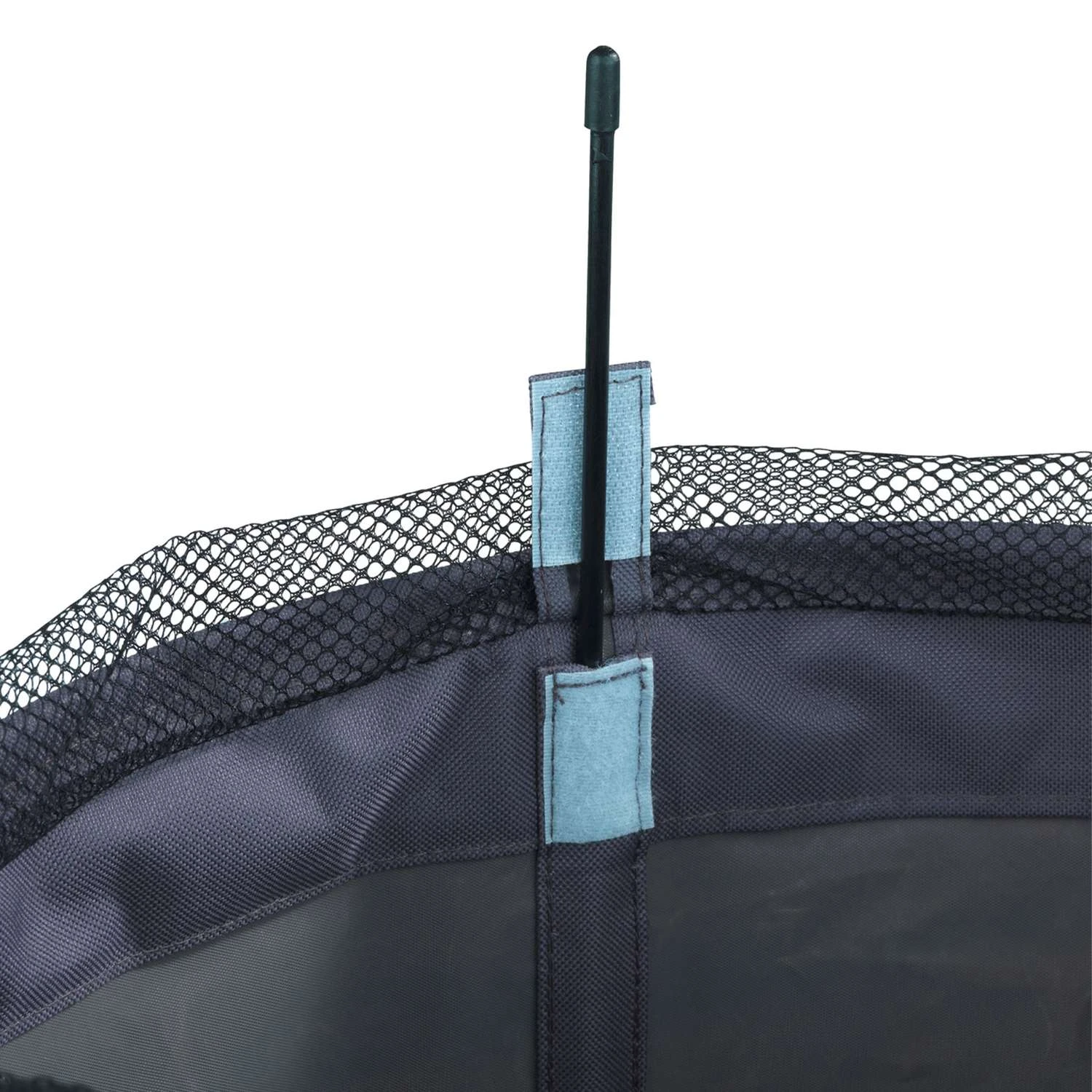 Wenko Rondo Gray Polyester Wheeled Laundry Basket 3 Wenko Rondo Gray Polyester Wheeled Laundry Basket - Image 3