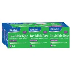 Bazic Products 3/4 In. W X 1296 In. L Invisible Tape Refill White