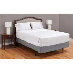 MyPillow Giza Dreams Split King White Cotton Bed Sheet Set