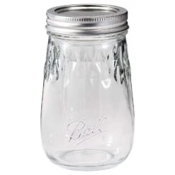 Ball Regular Mouth Tapered Mason Jar 16 Oz 4 Pk