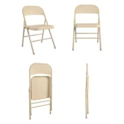 Cosco Antique Linen Metal Folding Chair 4 Pk -Oolys Shop bc237c54 1206 4bb7 ac4e 9cc5f18f0896