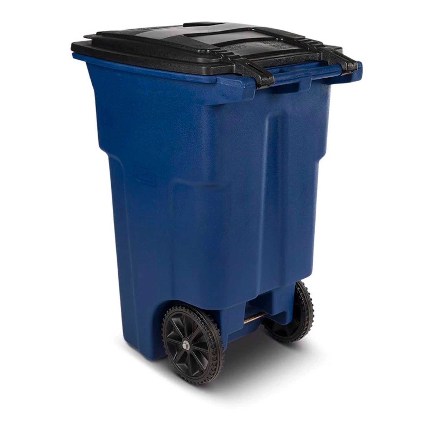Toter 64 Gal Blue Polyethylene Wheeled Garbage Can Lid Included 5 Toter 64 Gal Blue Polyethylene Wheeled Garbage Can Lid Included - Image 5