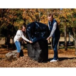 Smart Pot Compost Sak 100 Gal Black Geotextile Fabric Composting Bag Lid Included -Oolys Shop bf6e8f4b 2c86 4616 bccd 61e78100f6ed