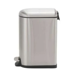 Household Essentials Tuscany 2.6 Gal Silver Stainless Steel Narrow And Step Pedal Wastebasket -Oolys Shop c43b89ac 9c2d 4a1f 8b14 94bf61acd420