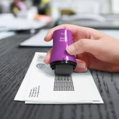 PLUS Guard Your ID 3.25 In. H X 1.8 In. W Round Purple Identity Protection Roller 1 Pk 9 PLUS Guard Your ID 3.25 In. H X 1.8 In. W Round Purple Identity Protection Roller 1 Pk -Oolys Shop c595cd3e a31d 4a9c 9fe8 294286512895