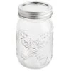Ball Regular Mouth Canning Jar 1 Pt 4 Pk