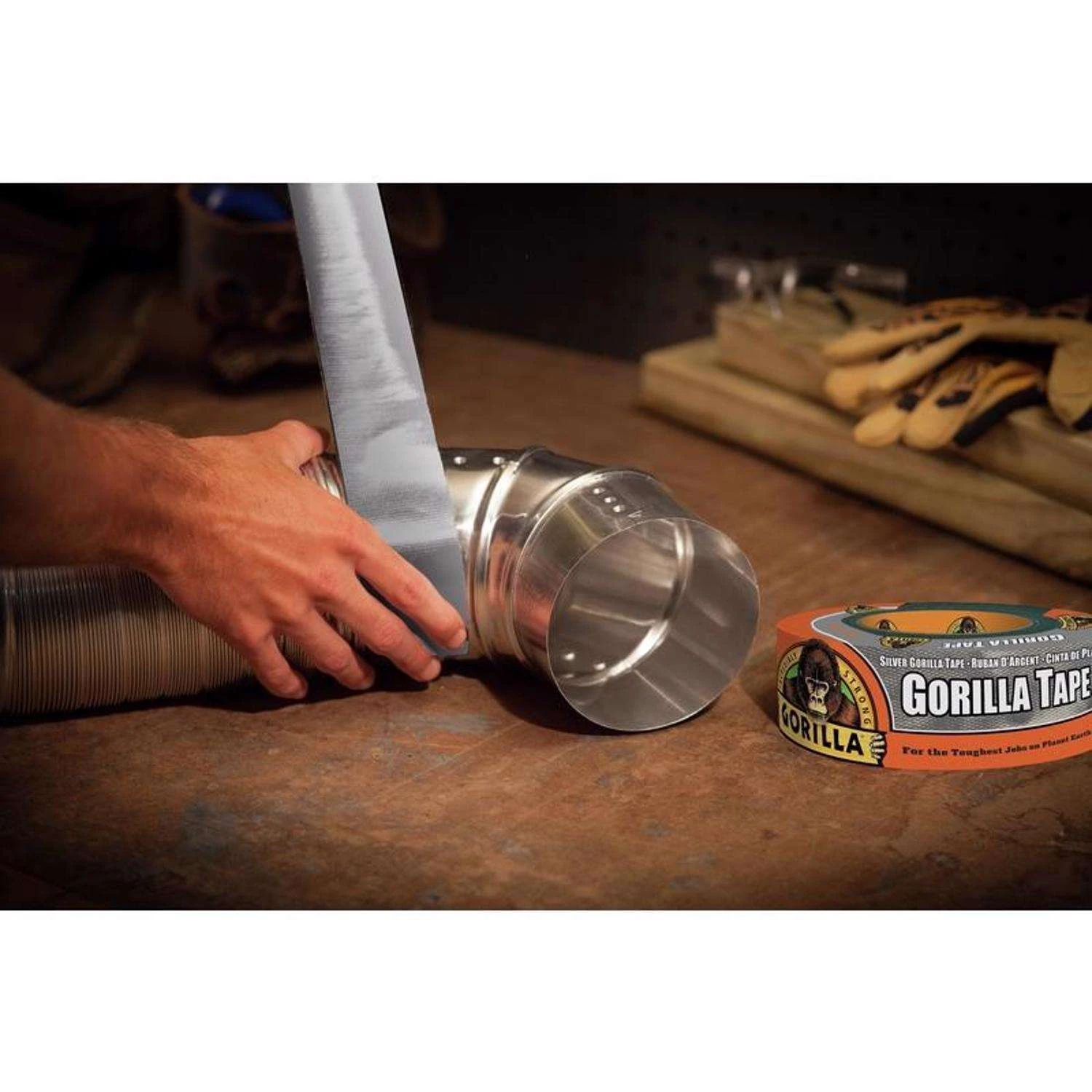 Gorilla 1.88 In. W X 30 Yd L Silver Duct Tape 2 Gorilla 1.88 In. W X 30 Yd L Silver Duct Tape - Image 2