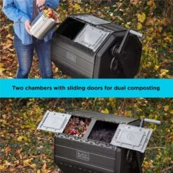 Black & Decker Black+Decker 40 Gal Black Plastic/Steel Tumbling Composter Lid Included 13 Black & Decker Black+Decker 40 Gal Black Plastic/Steel Tumbling Composter Lid Included -Oolys Shop d58078c4 48e2 4690 9f5e 2a25a4d83bc8