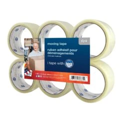 IPG 1.88 In. W X 54.6 Yd L Moving Tape Clear
