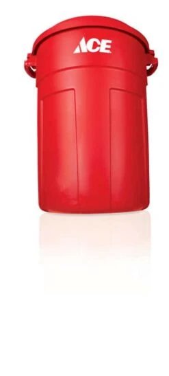 Ace 32 Gal Red Plastic Garbage Can Lid Included 6 Ace 32 Gal Red Plastic Garbage Can Lid Included -Oolys Shop d73c3059 cc8c 4c2a 9690 2bf808c8a6b8