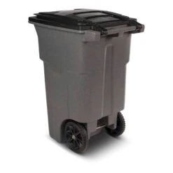 Toter 64 Gal Graystone Polyethylene Wheeled Garbage Can Lid Included -Oolys Shop d9c82401 8ade 4a02 aa7d a4cdecfce29d