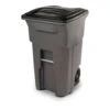 Toter 64 Gal Graystone Polyethylene Wheeled Garbage Can Lid Included
