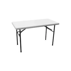 Living Accents 24 In. W X 48 In. L Rectangular Folding Table
