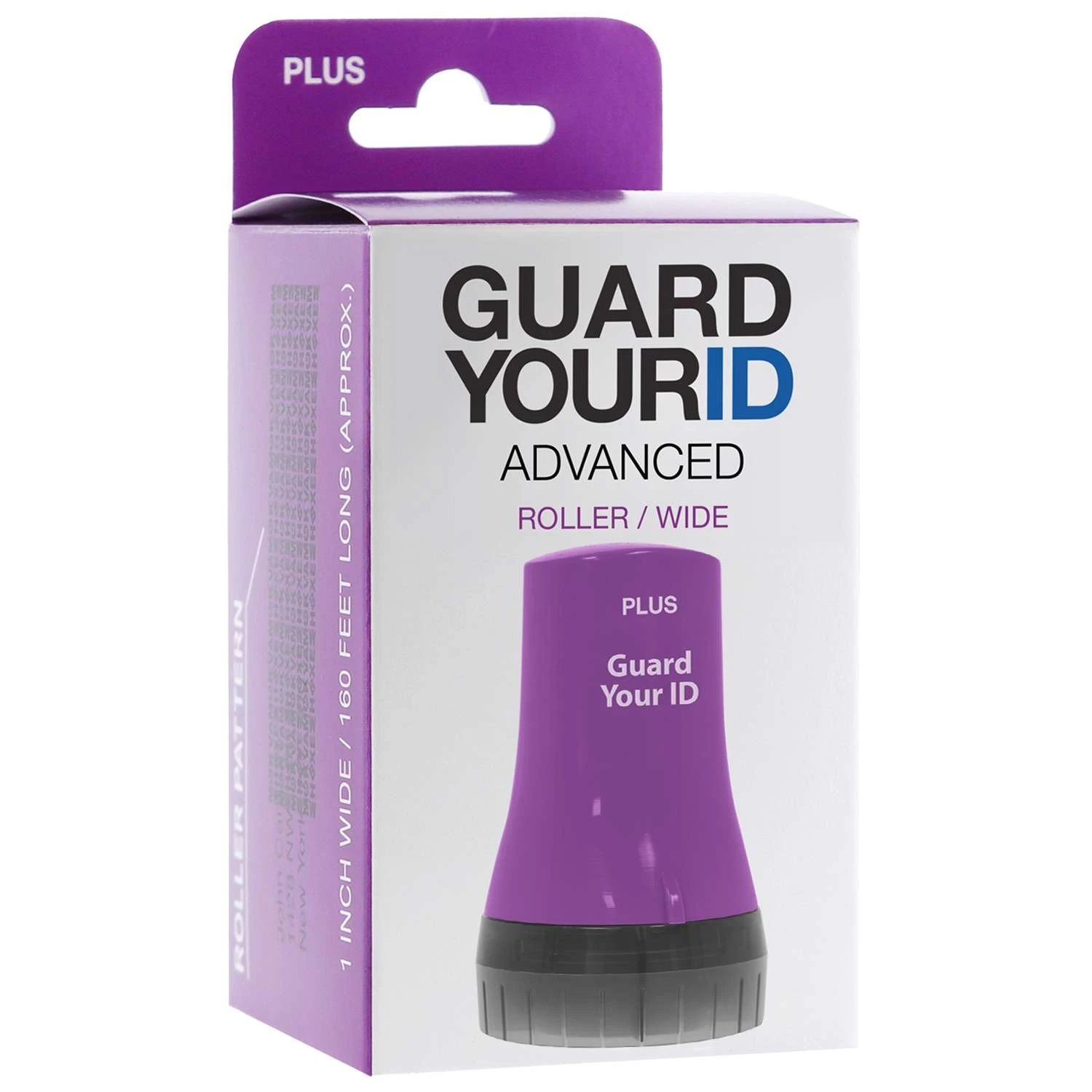 PLUS Guard Your ID 3.25 In. H X 1.8 In. W Round Purple Identity Protection Roller 1 Pk 2 PLUS Guard Your ID 3.25 In. H X 1.8 In. W Round Purple Identity Protection Roller 1 Pk - Image 2