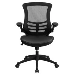Flash Furniture Black Leather Task Chair -Oolys Shop f0ea240b 9528 4333 b6b7 a6f69212829c