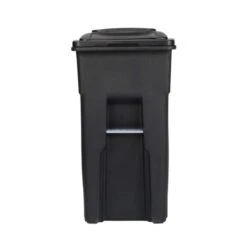 Toter 32 Gal Black Polyethylene Wheeled Garbage Can Lid Included -Oolys Shop f737fdcb 388c 4ebf 8f8c 6d4b2ae3cbbf