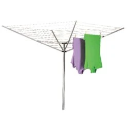 Household Essentials 72 In. H X 73 In. W X 73 In. D Aluminum Umbrella Clothes Dryer
