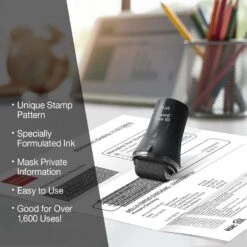 PLUS Guard Your ID 3.25 In. H X 1.8 In. W Round Black Identity Protection Roller 1 Pk 9 PLUS Guard Your ID 3.25 In. H X 1.8 In. W Round Black Identity Protection Roller 1 Pk -Oolys Shop fd90ec4e c0f6 4f9c b6cd 6684fa88d288