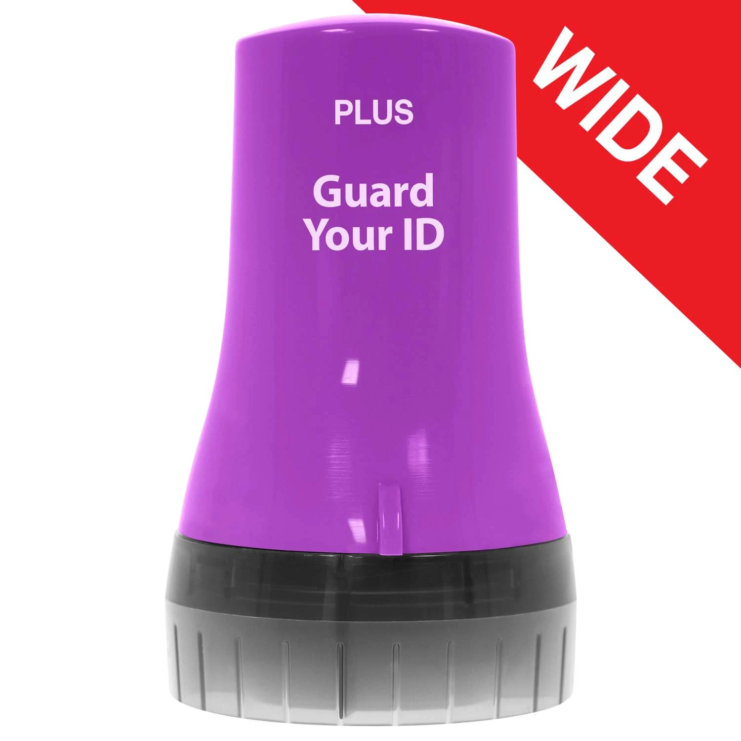 PLUS Guard Your ID 3.25 In. H X 1.8 In. W Round Purple Identity Protection Roller 1 Pk 1 PLUS Guard Your ID 3.25 In. H X 1.8 In. W Round Purple Identity Protection Roller 1 Pk