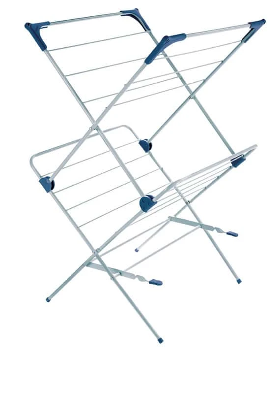 Polder 37.5 In. H X 23.5 In. W X 21.25 In. D Plastic/Steel Accordian Collapsible Clothes Drying Rack 1 Polder 37.5 In. H X 23.5 In. W X 21.25 In. D Plastic/Steel Accordian Collapsible Clothes Drying Rack