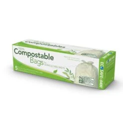 Eco-Safe Compostable 39 Gal Lawn & Leaf Bags Twist Tie 5 Pk -Oolys Shop ffa4e95b 010e 42bf abd0 846db188e40c